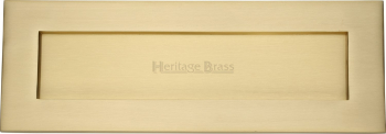 Letterplate 14Inch x 4 1/2Inch Satin Brass